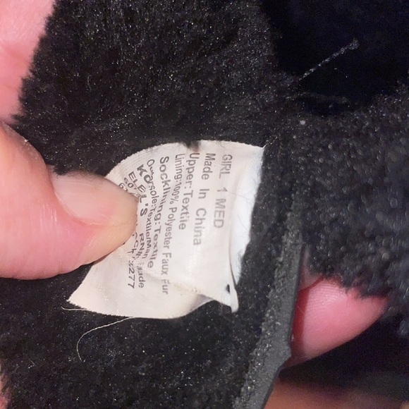 Kids girl black boots - Picture 4 of 6